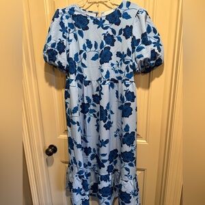 Sugarlips Blue Floral Dress - Large